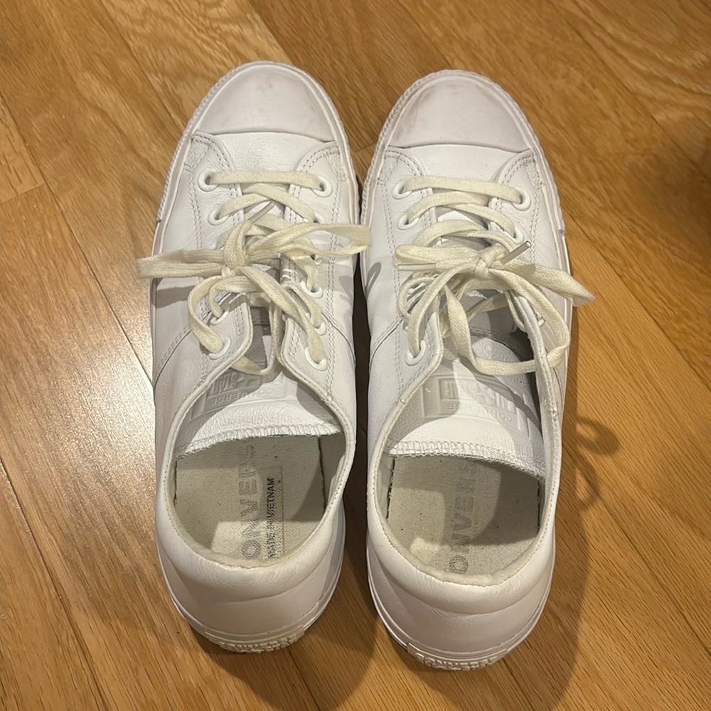 Leather Converse